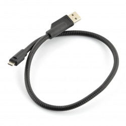 USB A - microUSB - B Kabel 0,45 m - steif