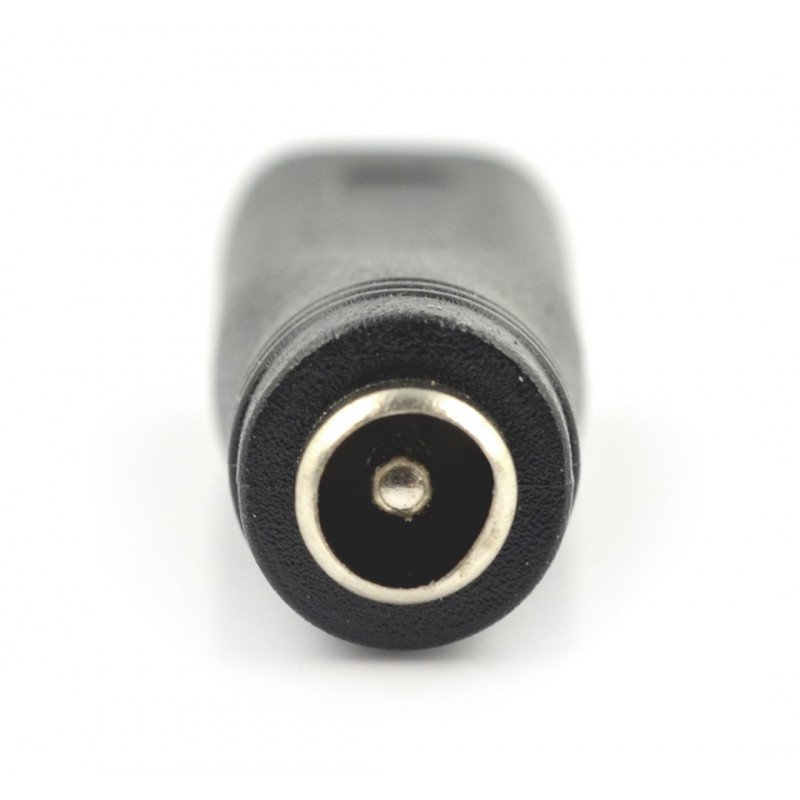 Adapter 5,5 / 2,1 mm Buchse - MicroUSB-Stecker