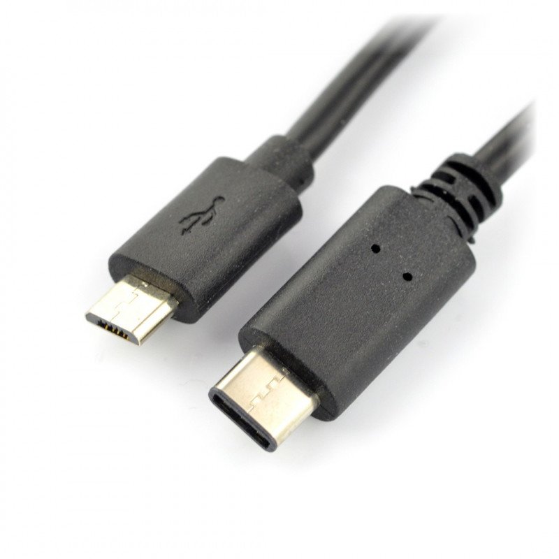MicroUSB 2.0-Kabel - USB 3.1 Typ C Akyga - 1 m