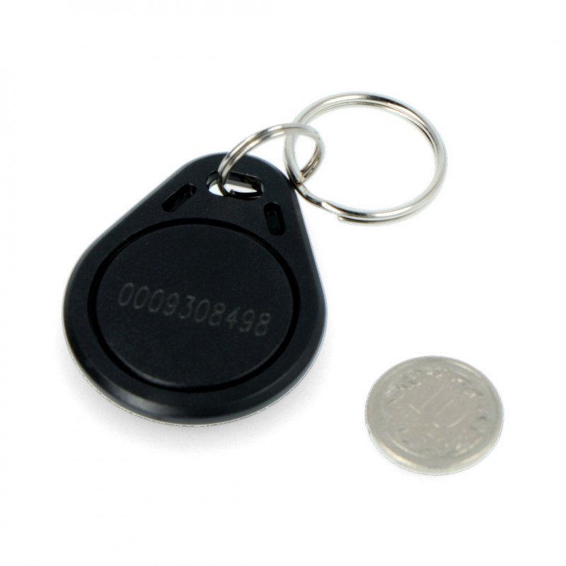 Schlüsselanhänger S103N-BK, RFID 125kHz - schwarz - 10 Stk.