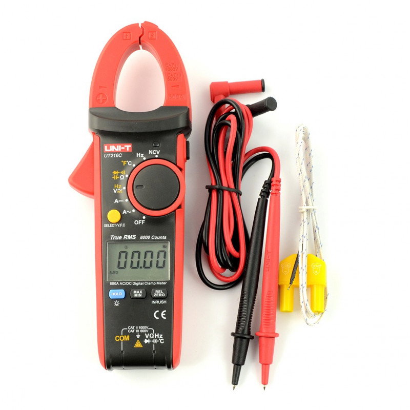 Das Zangenmessgerät UNI-T UT216C