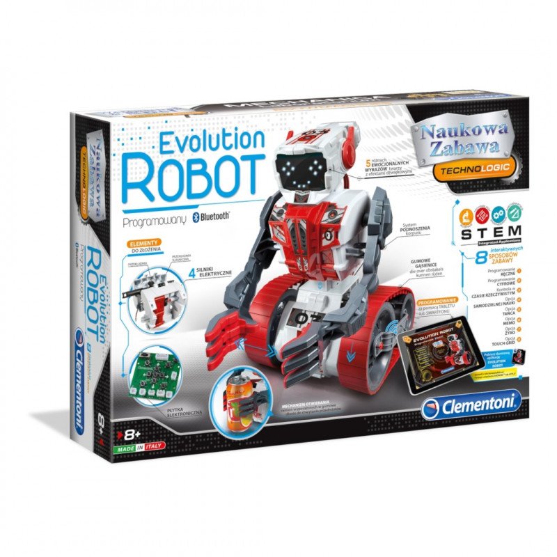 Roboterbausatz zur Selbstmontage - Evolution Robot - Clementoni 60466