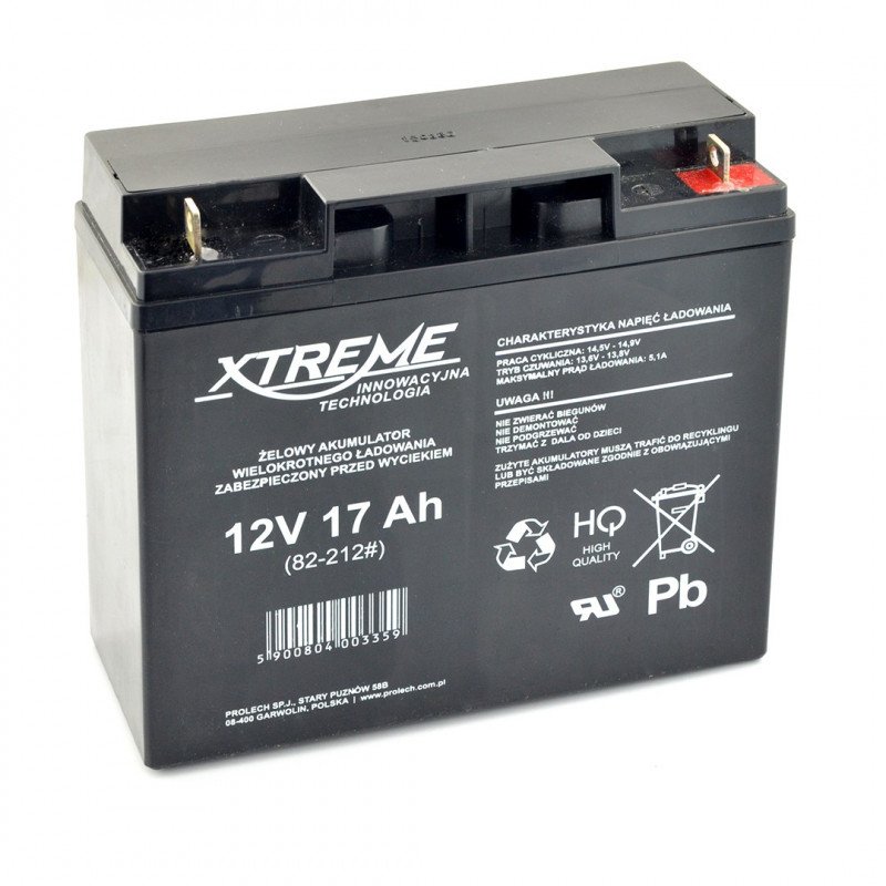 Gelbatterie 12V 17Ah Xtreme