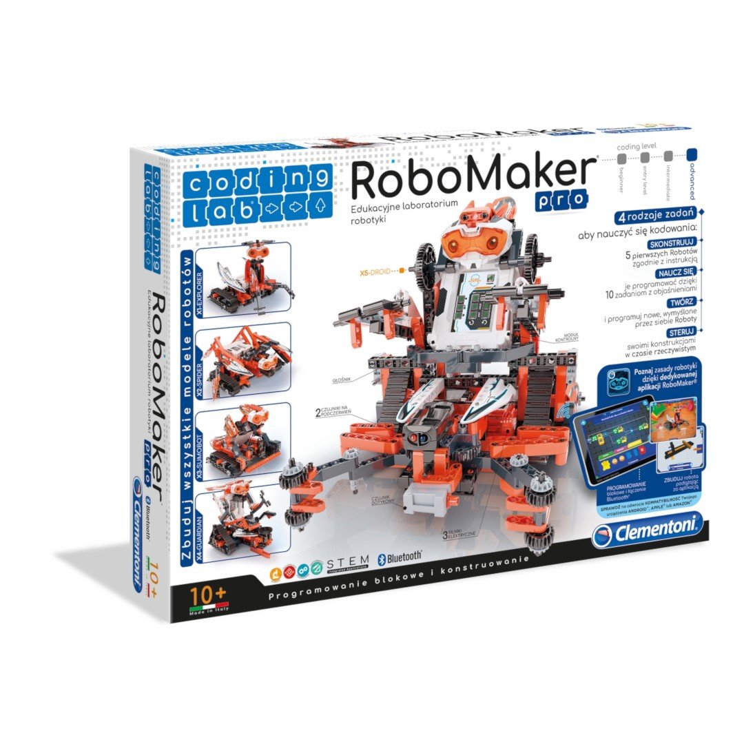 Bausatz für das Robotiklabor - RoboMaker PRO - Clementoni 50523