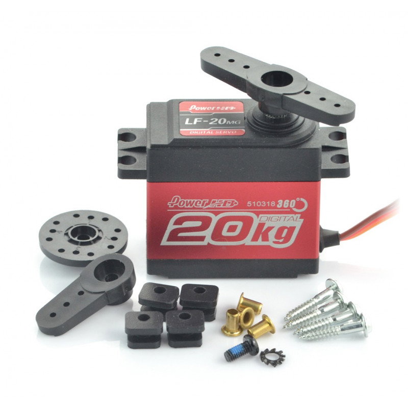 Servo PowerHD LF-20MG-360 Standard - Dauerbetrieb 360 Grad