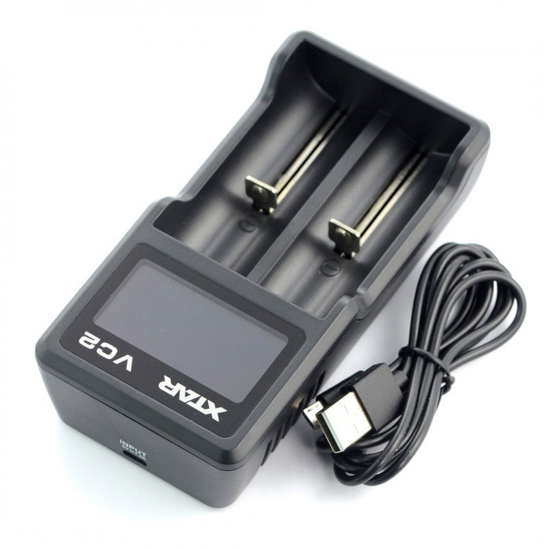 XTAR VC2 18650 Akkuladegerät