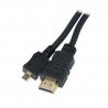 Vergoldetes Goodbay High Speed HDMI-Kabel mit Ethernet-Unterstützung HDMI-Stecker (Typ A) - Micro-HDMI (Typ D) - 5 m - zdjęcie 1