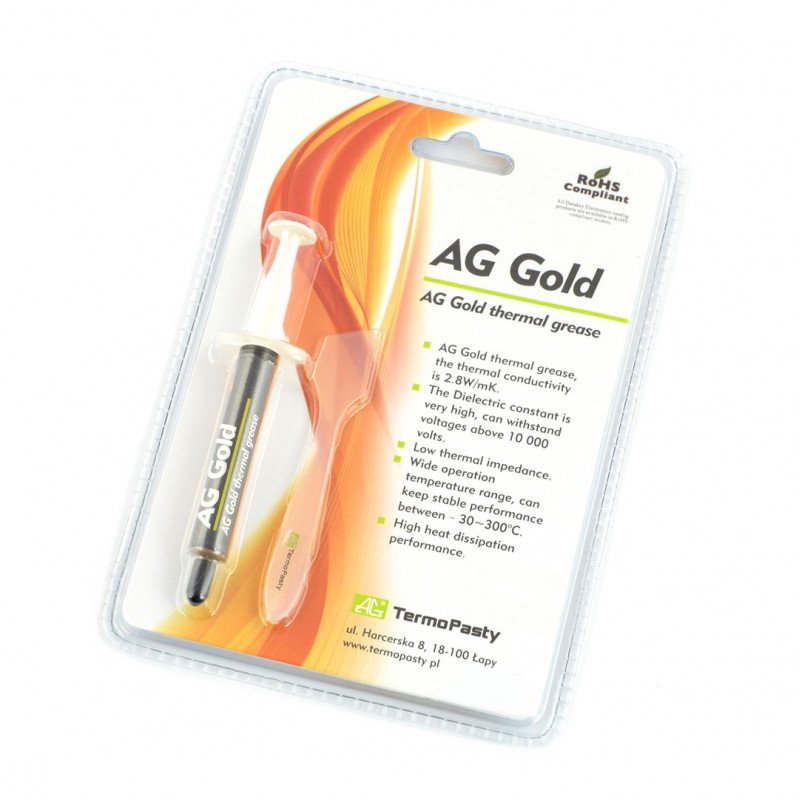 AG Gold Wärmeleitpaste - Spritze 3g