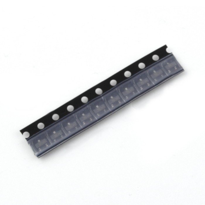 Bipolartransistor NPN BC847A 50V / 0,1A SMD - 10St.