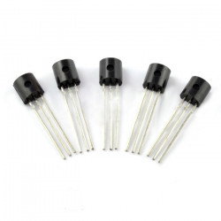 Bipolartransistor NPN BC547B 50V / 0,1A - 5St.