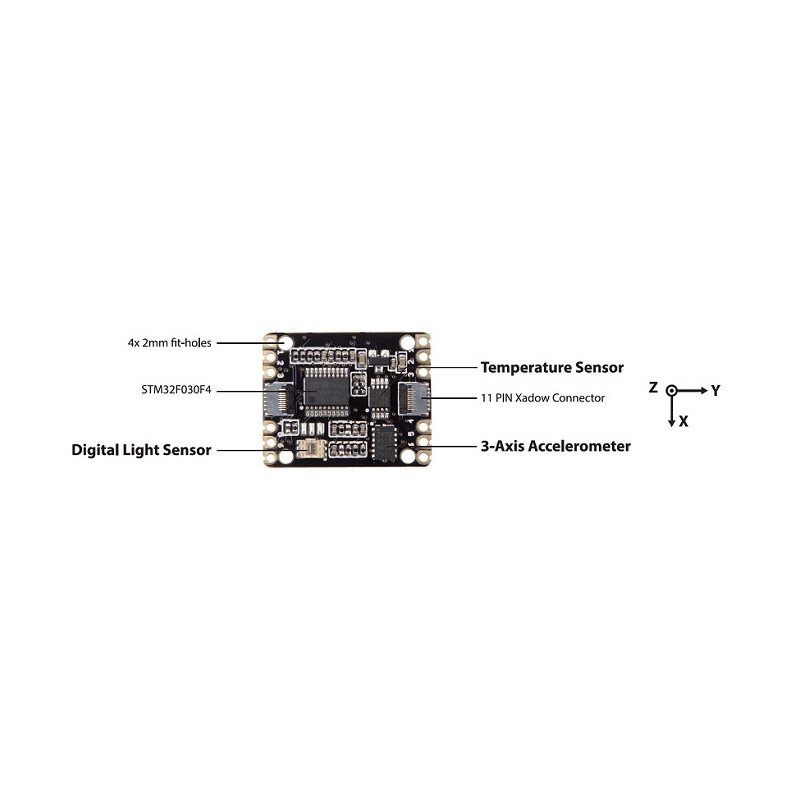 Xadow Basic Sensor - Beschleunigungssensor, Lichtsensor und Temperatursensor