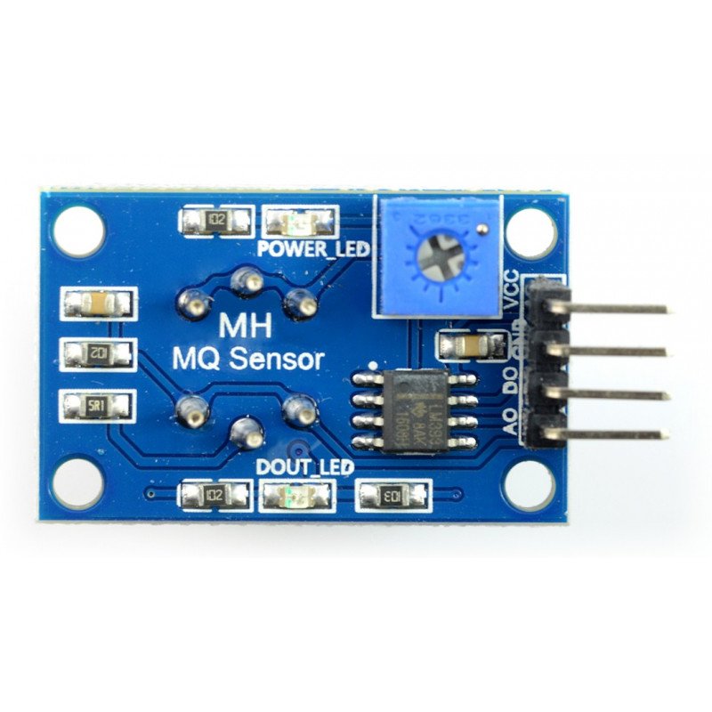 MQ-9 Sensor für Kohlenmonoxid und brennbare Gase – blaues Modul