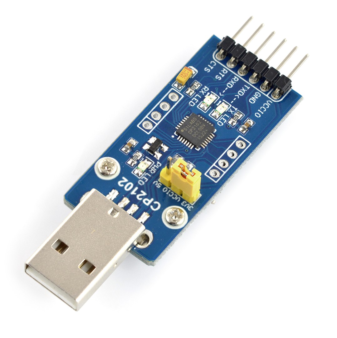 Konverter USB-UART CP2102 - USB-Stecker - Waveshare 11079