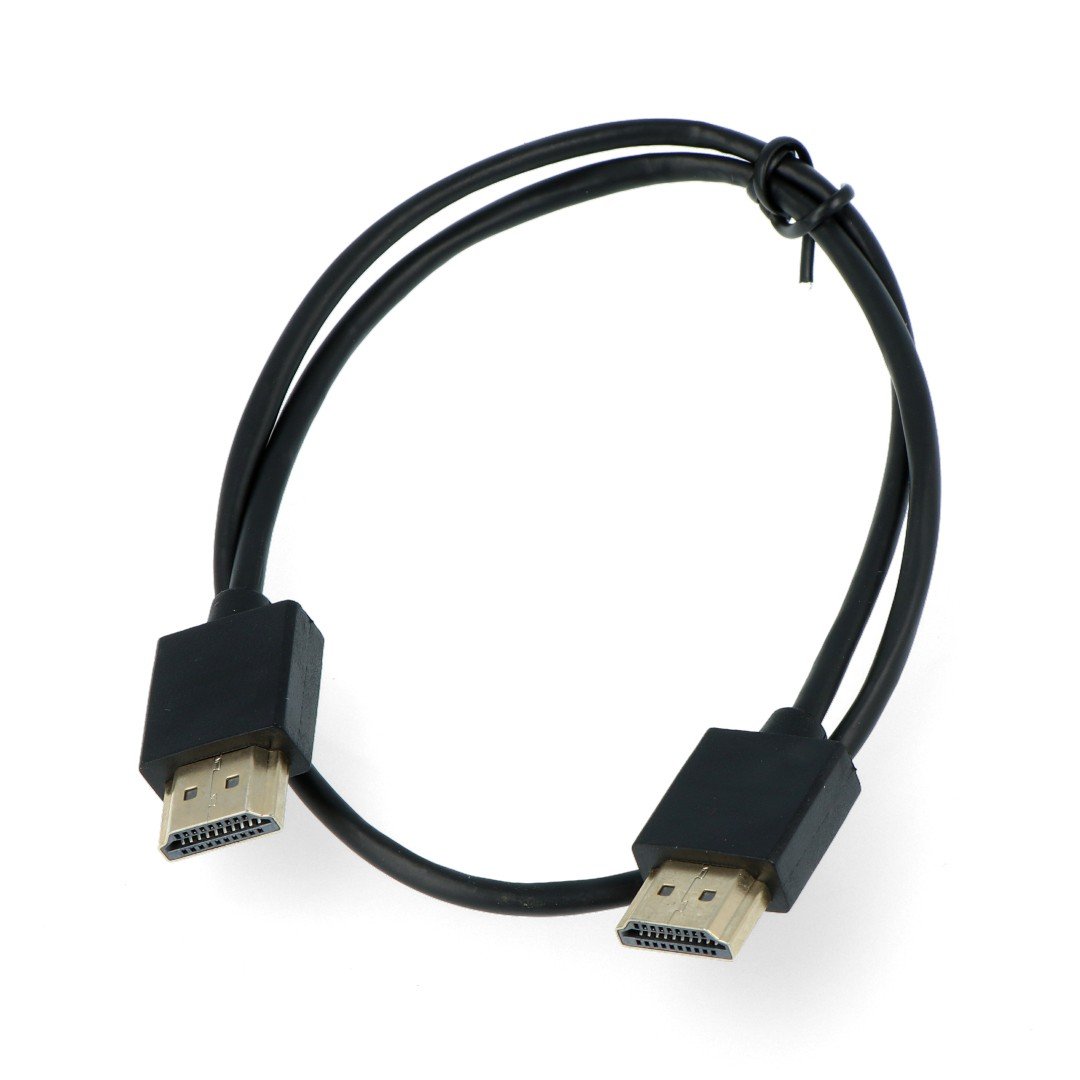 HDMI-Kabel, Klasse 1.4 - schwarz, 0,5 m lang