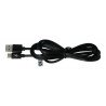 Kabel eXtreme USB 2.0 Type-C Silikon schwarz - 1,5 m - zdjęcie 2