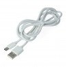 Kabel eXtreme USB 2.0 Typ-C weiß - 1,5 m - zdjęcie 3