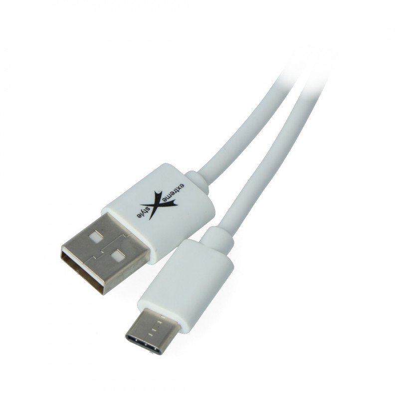 EXtreme USB 2.0 Type-C weißes Kabel - 1m