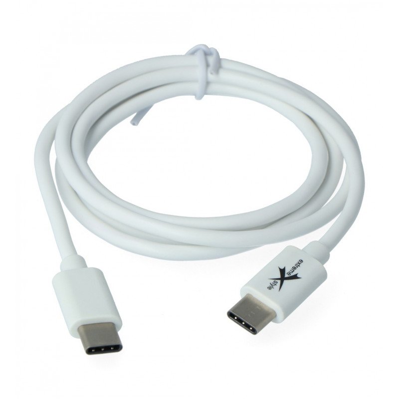 Extreme USB Typ-C - Weißes Typ-C-Kabel - 1 m