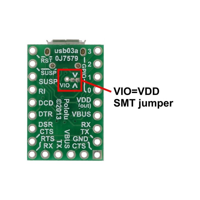 USB-UART-Konverter CP2104 - Pololu 1308