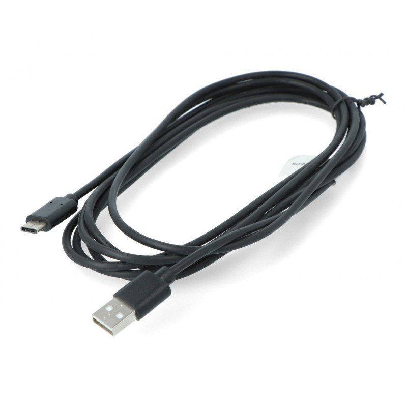 Lanberg USB Typ A - C 2.0 schwarzes Kabel - 3m