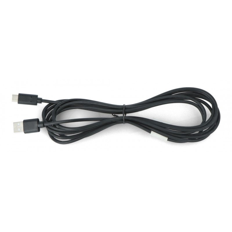 Lanberg USB Typ A - C 2.0 schwarzes Kabel - 3m