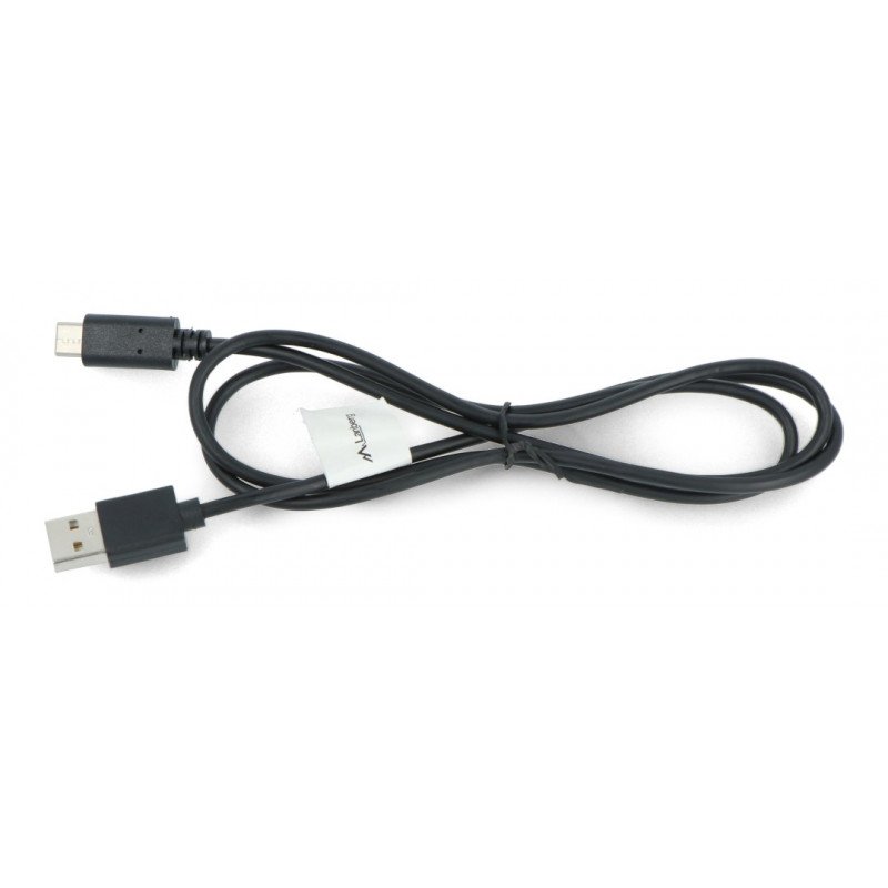Lanberg USB Typ A - C 2.0 schwarzes QC 3.0 Kabel - 1m