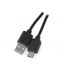 Lanberg USB Typ A - C 2.0 schwarzes QC 3.0-Kabel - 0,5 m