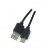 Lanberg USB Typ A - C 2.0 schwarzes QC 3.0-Kabel - 0,5 m - zdjęcie 1