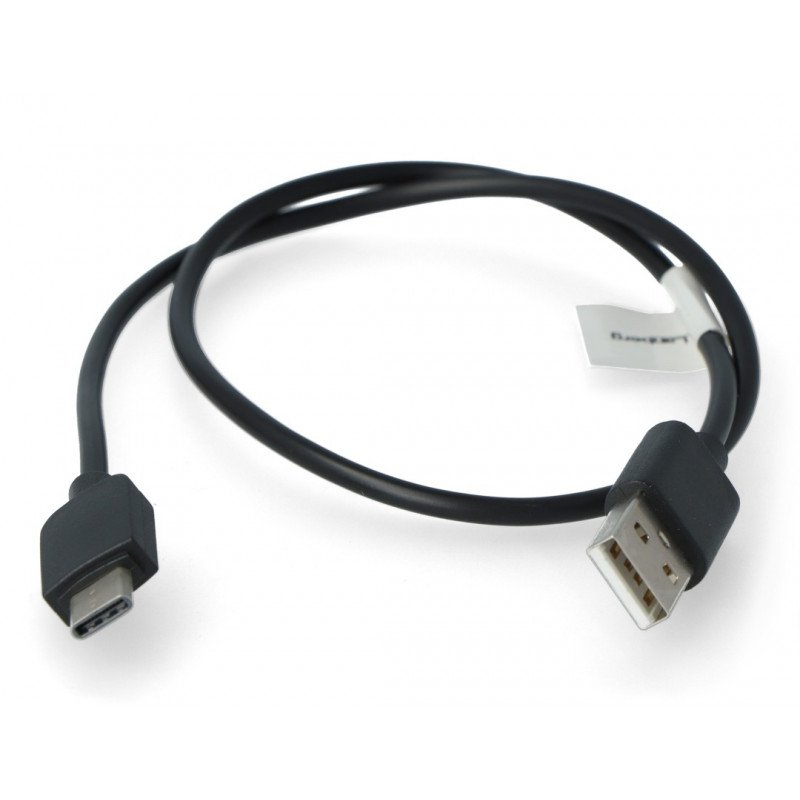 Lanberg USB Typ A - C 2.0 schwarzes QC 3.0-Kabel - 0,5 m