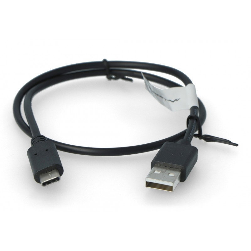 Lanberg USB Typ A - C 2.0 Kabel schwarz - 0,5m