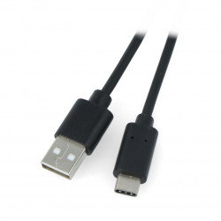 Lanberg USB Typ A - C 2.0 schwarzes Kabel - 1,8 m