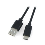 Lanberg USB Typ A - C 2.0 schwarzes Kabel - 1,8 m