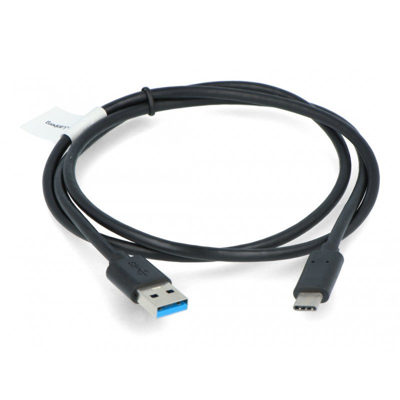 Lanberg USB Typ A - C 3.1 schwarzes Kabel - 1m