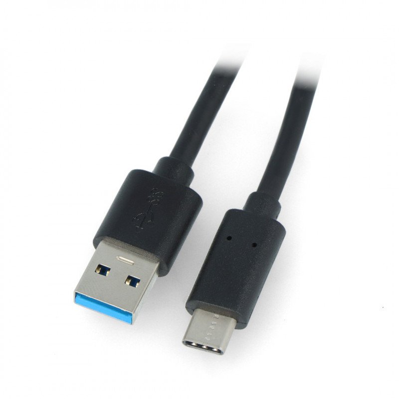 Lanberg USB Typ A - C 3.1 schwarzes Kabel - 1,8 m