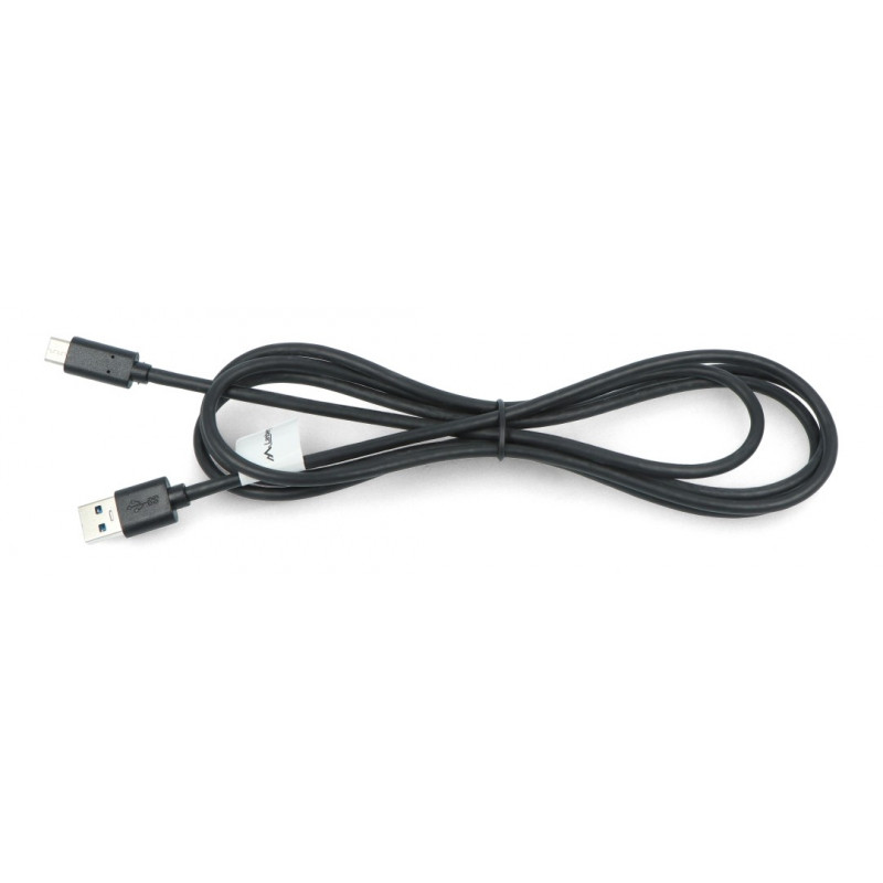 Lanberg USB Typ A - C 3.1 schwarzes Kabel - 1,8 m