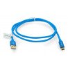 Lanberg USB Typ A - C 2.0 blaues Premium QC 3.0 Kabel - 1m - zdjęcie 2