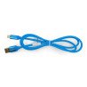 Lanberg USB Typ A - C 2.0 blaues Premium QC 3.0 Kabel - 1m - zdjęcie 3