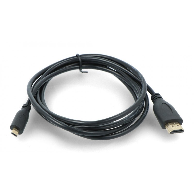 Lanberg HDMI - HDMI Micro V1.4 Kabel - Schwarz - 1,8m