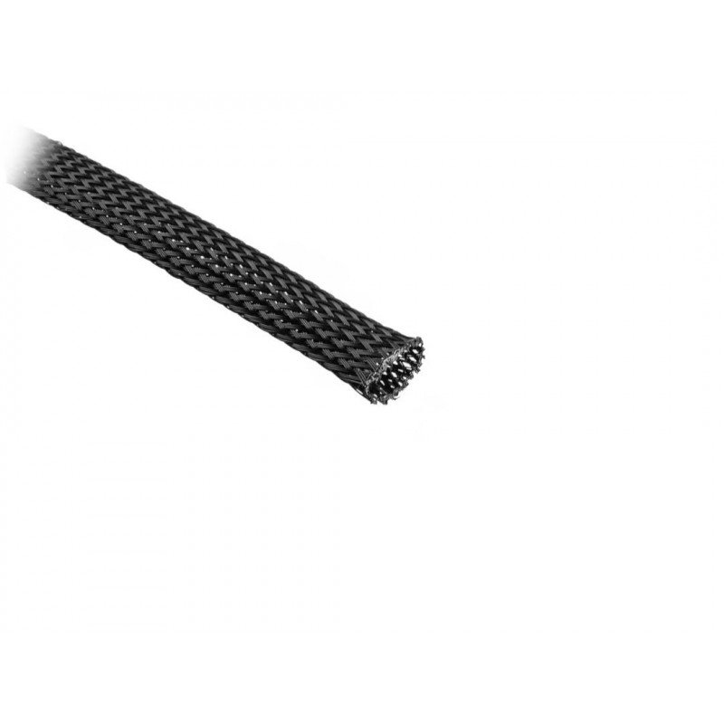 Geflochtenes Kabel Lanberg 12mm (8-24mm) schwarzes Polyester 5m