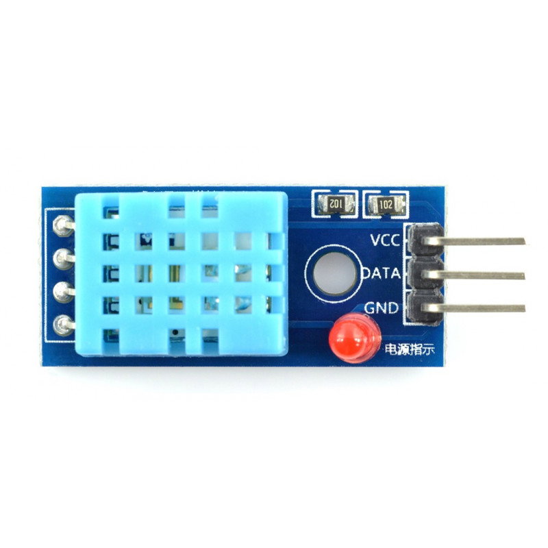 DHT11 Temperatur- und Feuchtigkeitssensor - blaues Modul