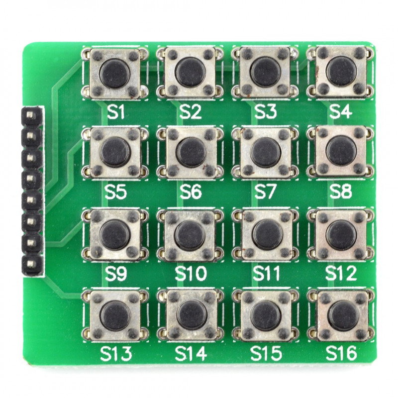 Tastatur - Matrix 16 x Taktschalter