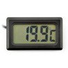Panel-Thermometer mit LCD-Anzeige von - 50 ° C bis 100 ° C - schwarz - zdjęcie 2