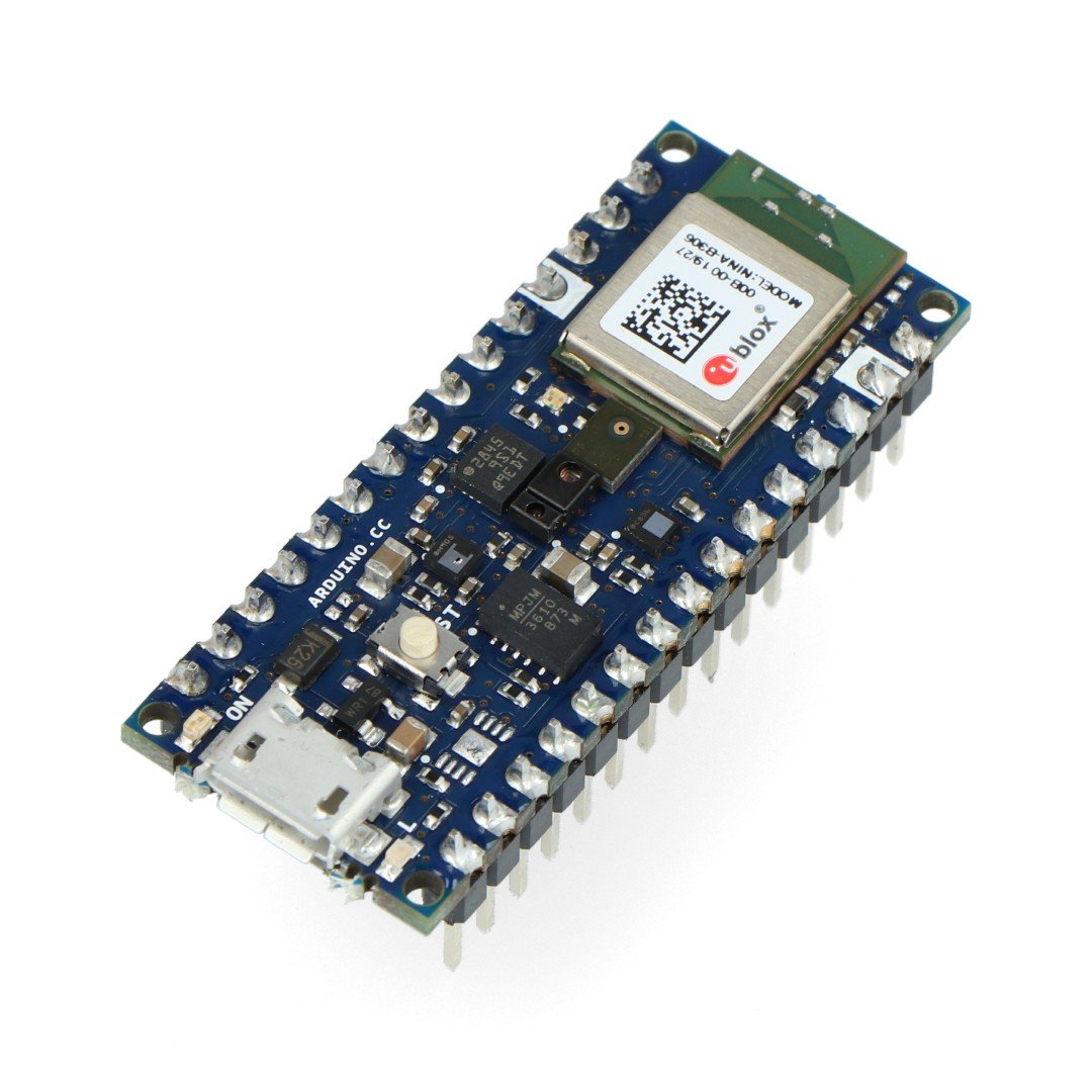 Arduino Nano 33 BLE Sense mit Anschlüssen