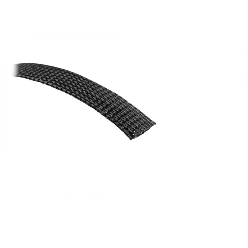 Lanberg Kabelgeflecht 19mm (14-30mm) schwarzes Polyester 5m