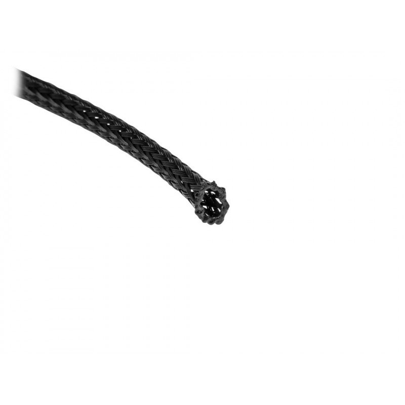 Kabelgeflecht Landberg 6mm (3-9mm) schwarzes Polyester 5m