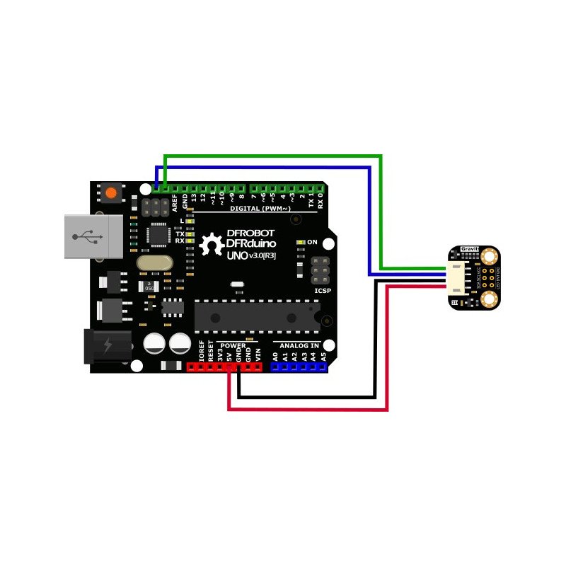 DFRobot Gravity - TCS34725 I2C-Farbsensor für Arduino