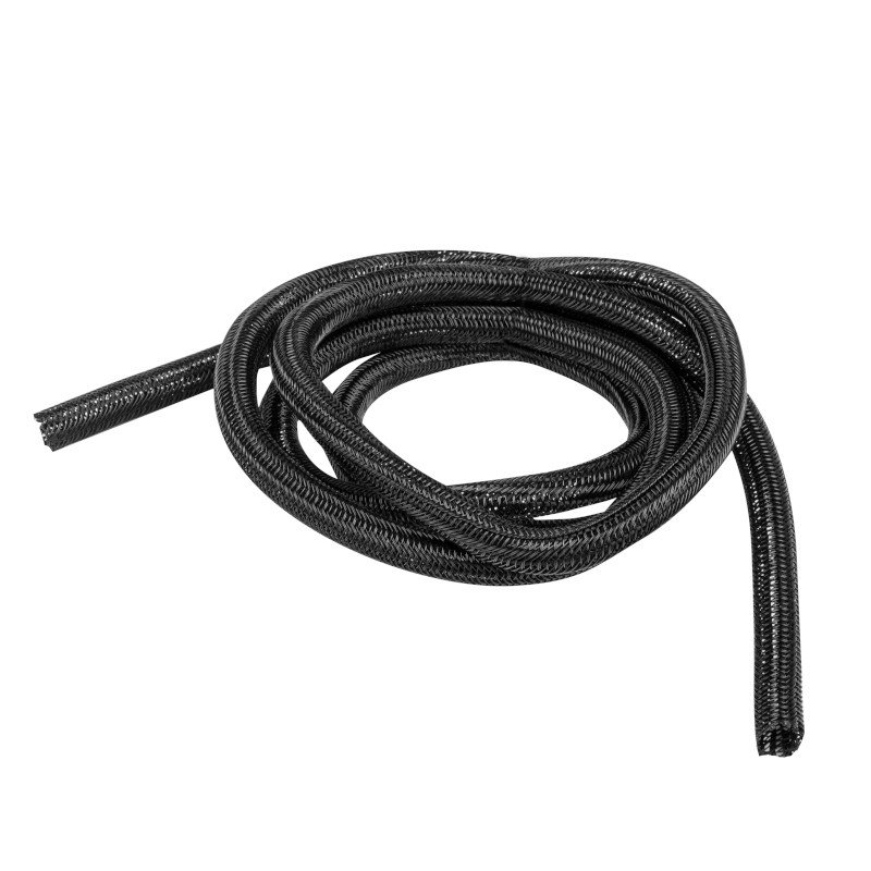 Selbstschließendes Geflecht für Lanberg Kabel 13mm, schwarzes Polyester 2m