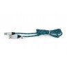 Kabel TRACER USB A - USB C 2.0 schwarzes und blaues Geflecht - 1m - zdjęcie 3