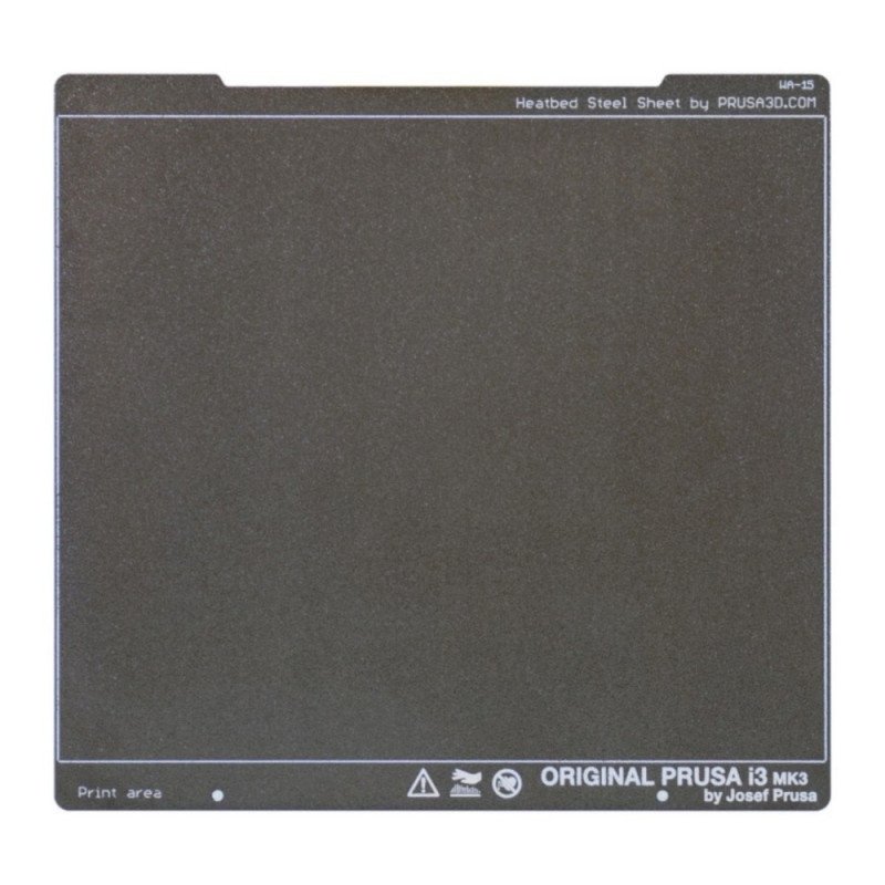 Federstahlplatte - für Prusa MK3 / MK3S Drucker - texturiert