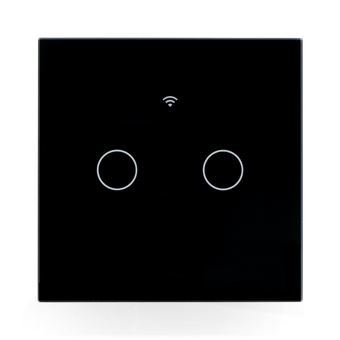 Coolseer WiFi Light Switch - Wandschalter - Touchscreen - WiFi - 2-Kanal